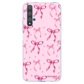 Picasee silikonska prozirna maskica za Huawei Nova 5T - Bow Aesthetic