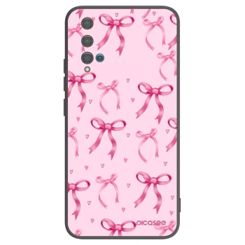 Picasee crna silikonska maskica za Huawei Nova 5T - Bow Aesthetic