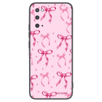 Picasee crna silikonska maskica za Samsung Galaxy S20 G980F - Bow Aesthetic