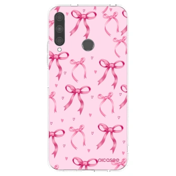 Picasee silikonska prozirna maskica za Huawei P40 Lite E - Bow Aesthetic