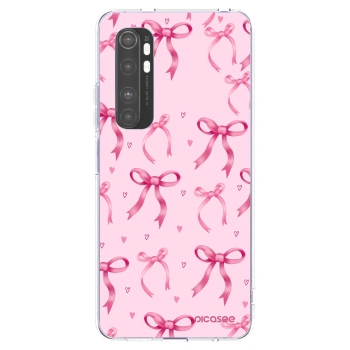 Picasee silikonska prozirna maskica za Xiaomi Mi Note 10 Lite - Bow Aesthetic