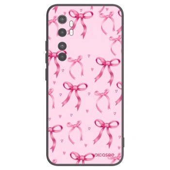 Picasee crna silikonska maskica za Xiaomi Mi Note 10 Lite - Bow Aesthetic