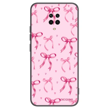 Picasee crna silikonska maskica za Xiaomi Redmi Note 9S - Bow Aesthetic