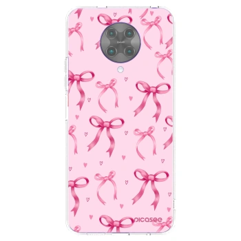 Picasee silikonska prozirna maskica za Xiaomi Poco F2 Pro - Bow Aesthetic