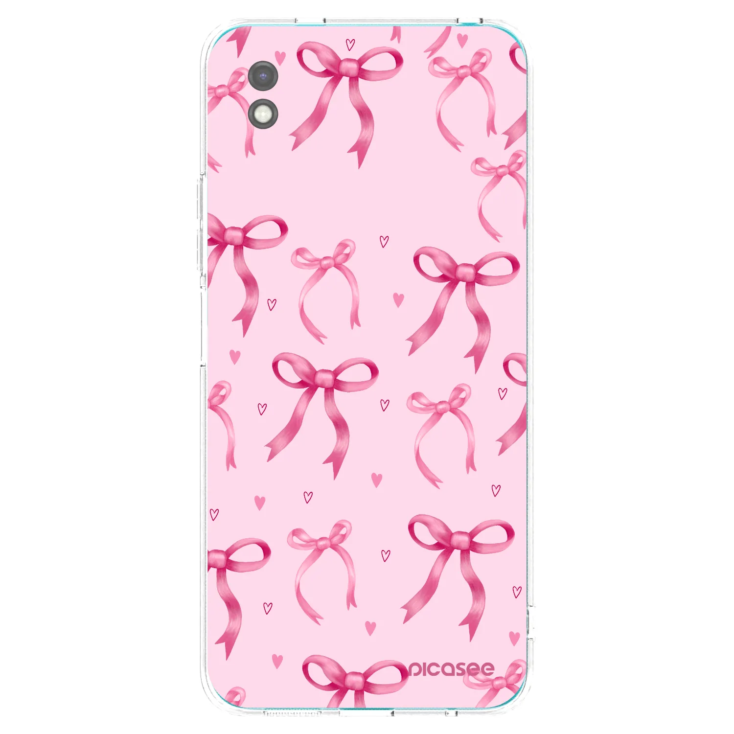 Picasee crna silikonska maskica za Xiaomi Redmi 9A - Bow Aesthetic
