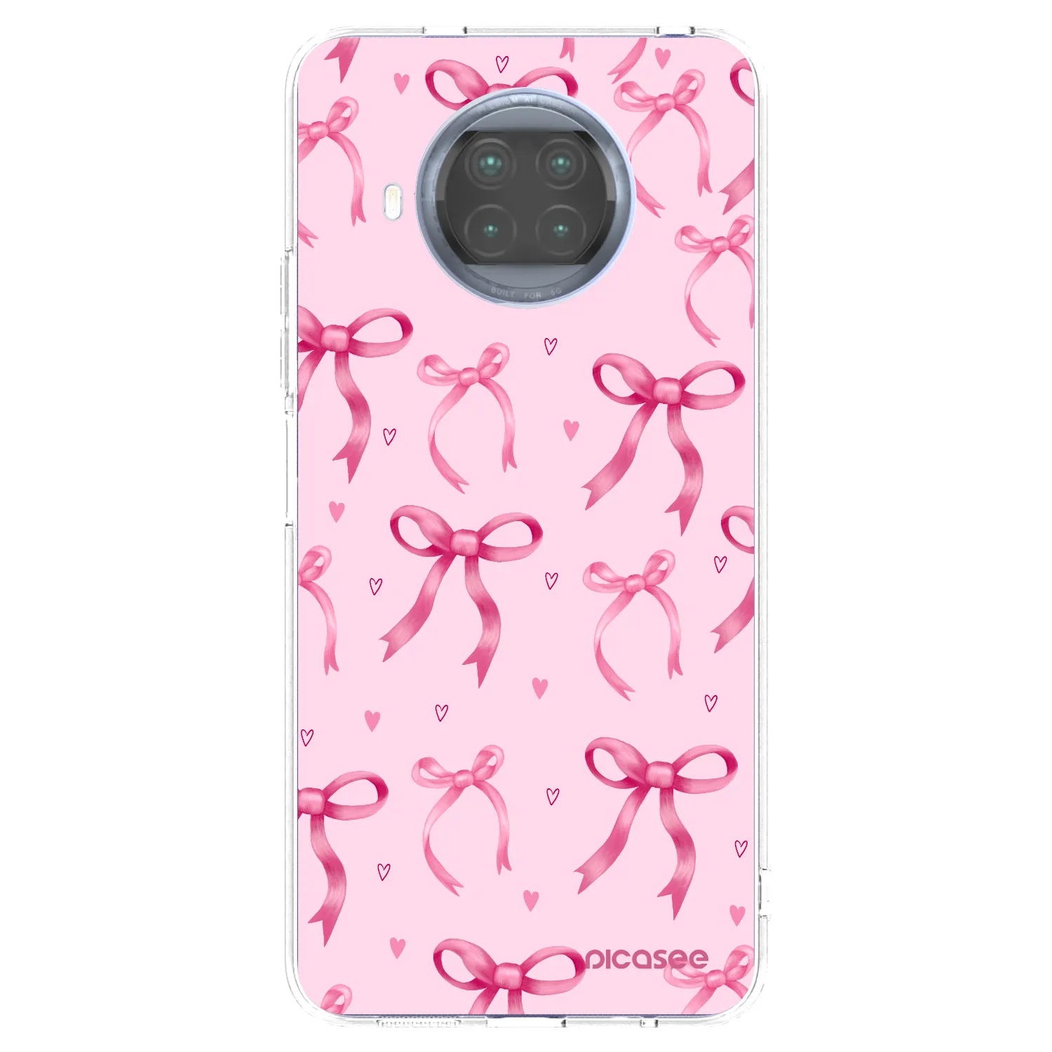 Picasee silikonska prozirna maskica za Xiaomi Mi 10T Lite - Bow Aesthetic