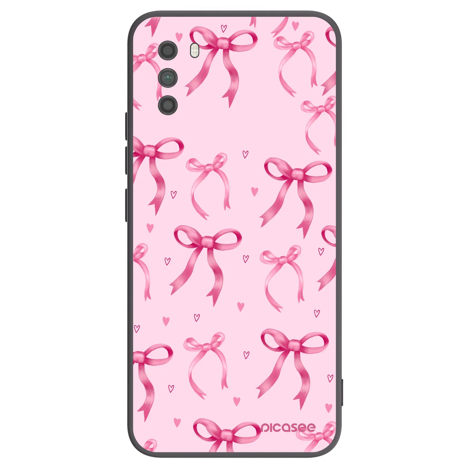 Picasee crna silikonska maskica za Xiaomi Poco M3 - Bow Aesthetic