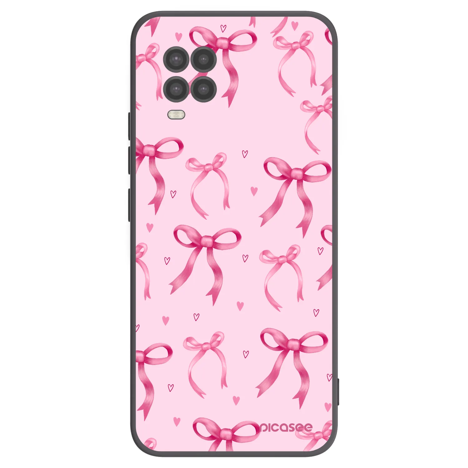 Picasee crna silikonska maskica za Xiaomi Mi 10 Lite - Bow Aesthetic