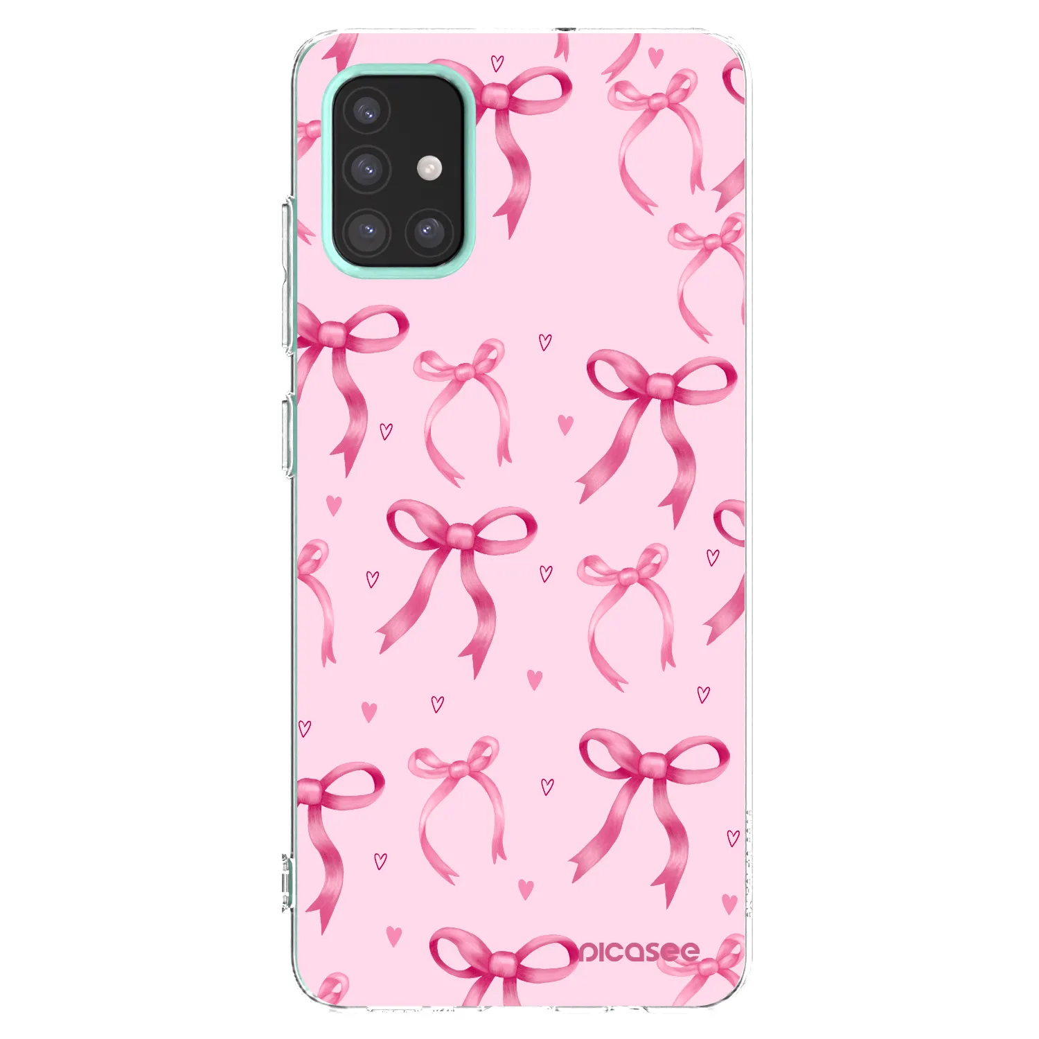 Picasee silikonska prozirna maskica za Samsung Galaxy M31s - Bow Aesthetic