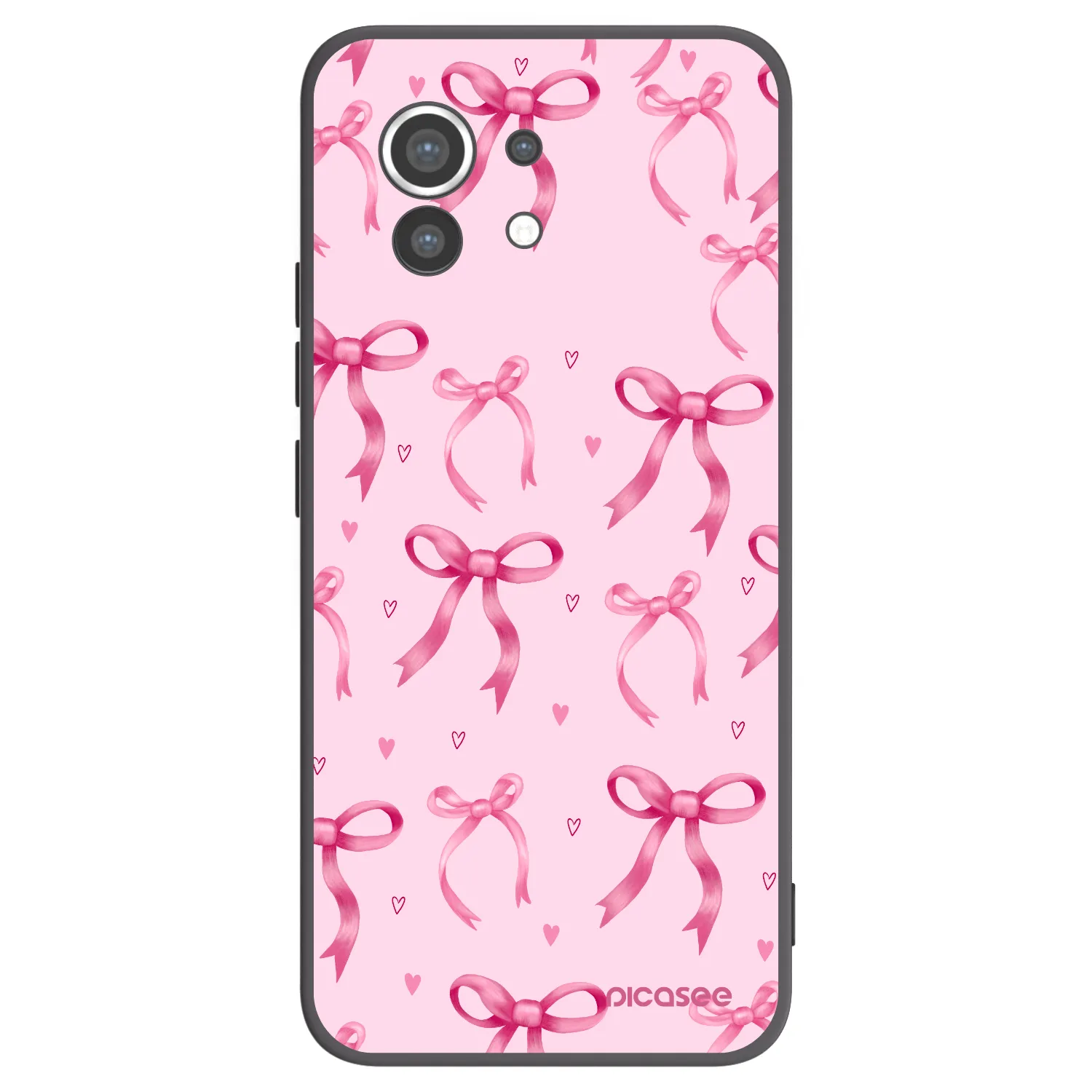 Picasee crna silikonska maskica za Xiaomi Mi 11 - Bow Aesthetic