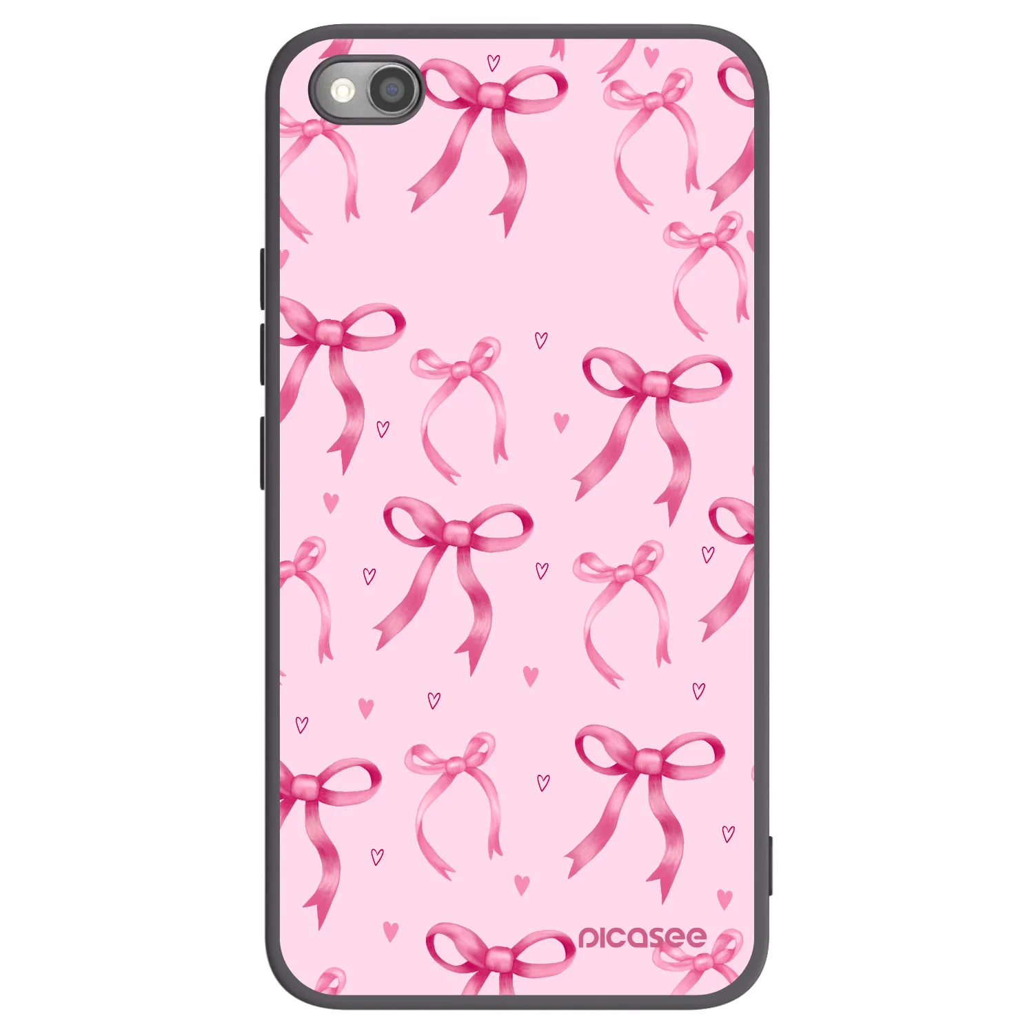 Picasee crna silikonska maskica za Xiaomi Redmi Note 11S 5G - Bow Aesthetic