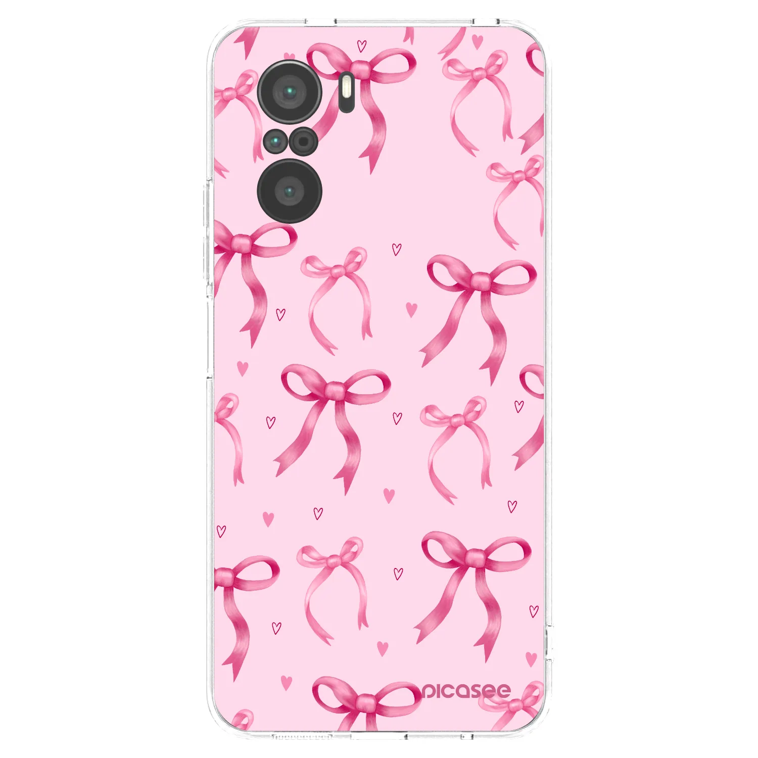 Picasee silikonska prozirna maskica za Xiaomi Poco F3 - Bow Aesthetic