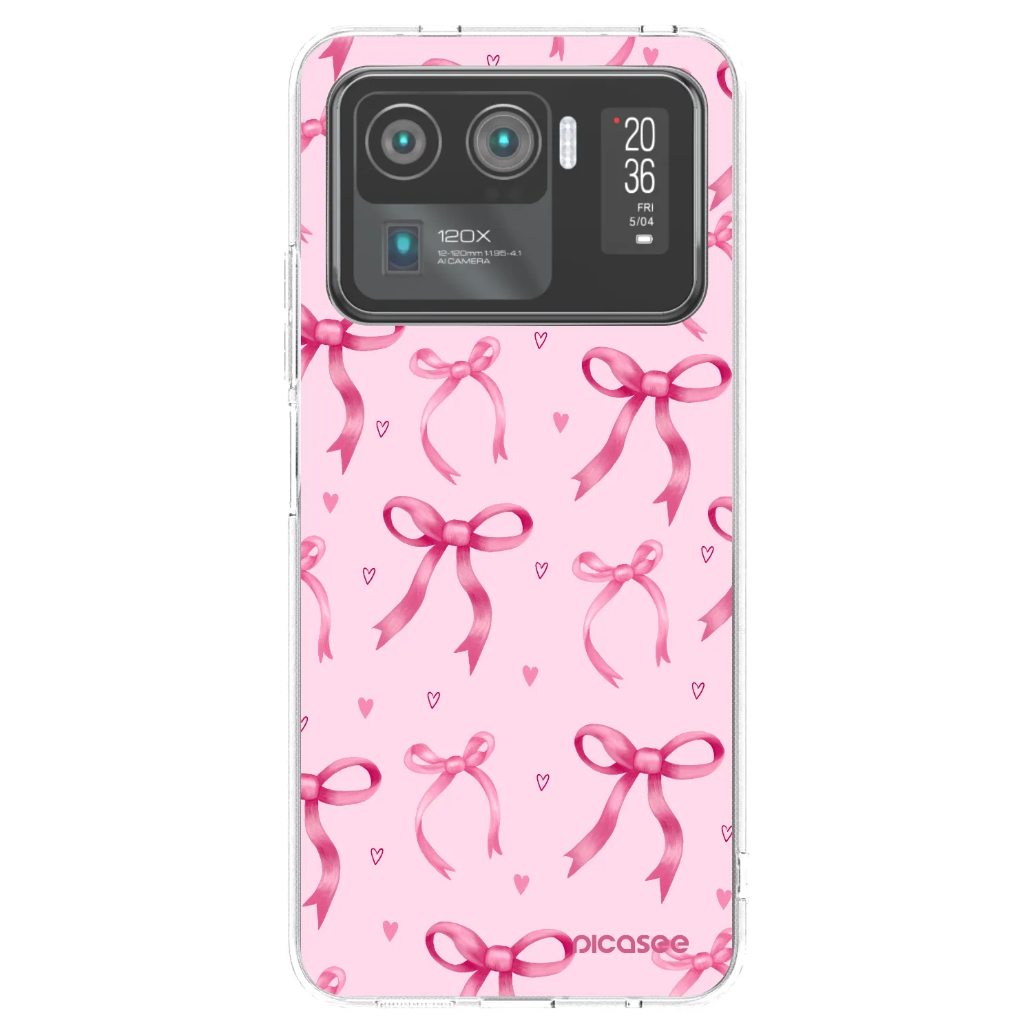 Picasee silikonska prozirna maskica za Xiaomi Mi 11 Ultra - Bow Aesthetic