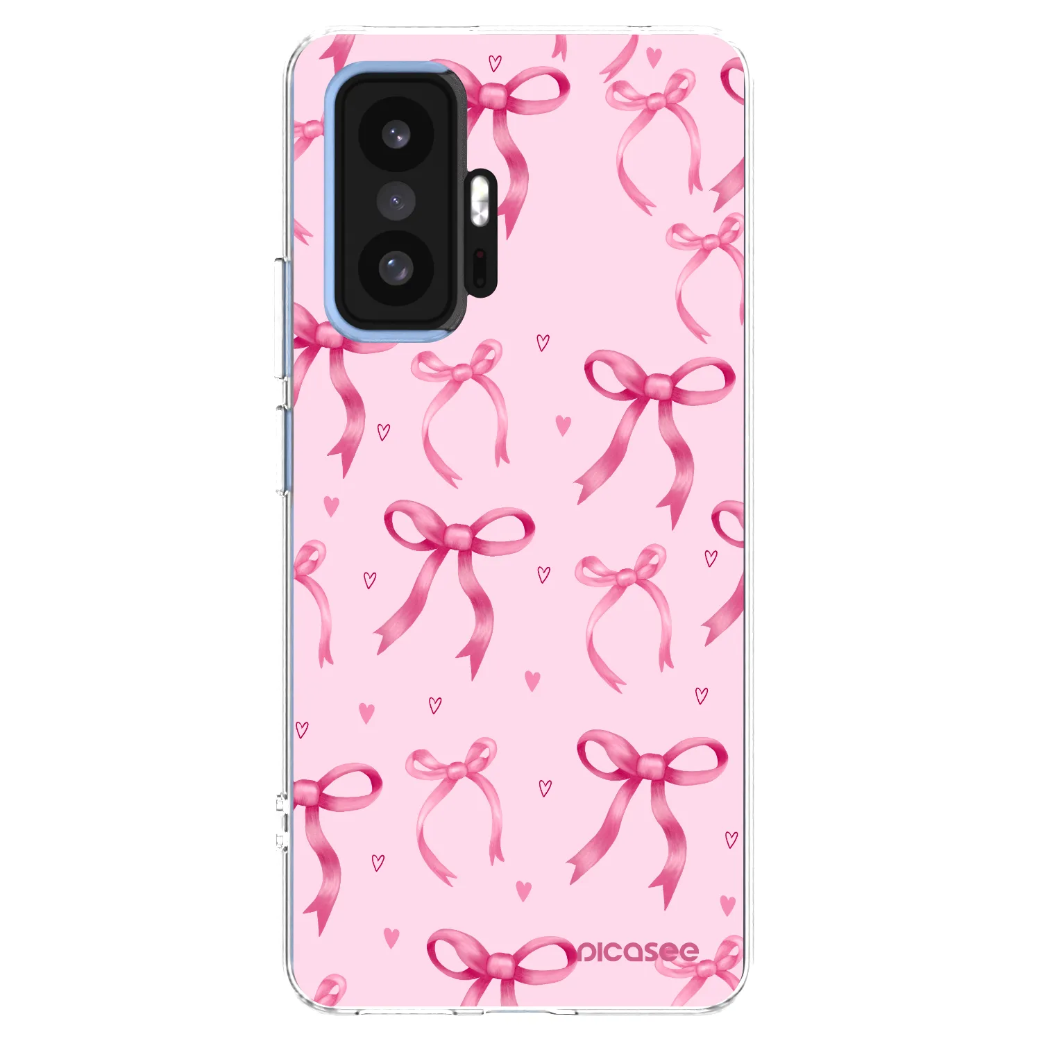 Picasee silikonska prozirna maskica za Xiaomi 11T Pro - Bow Aesthetic
