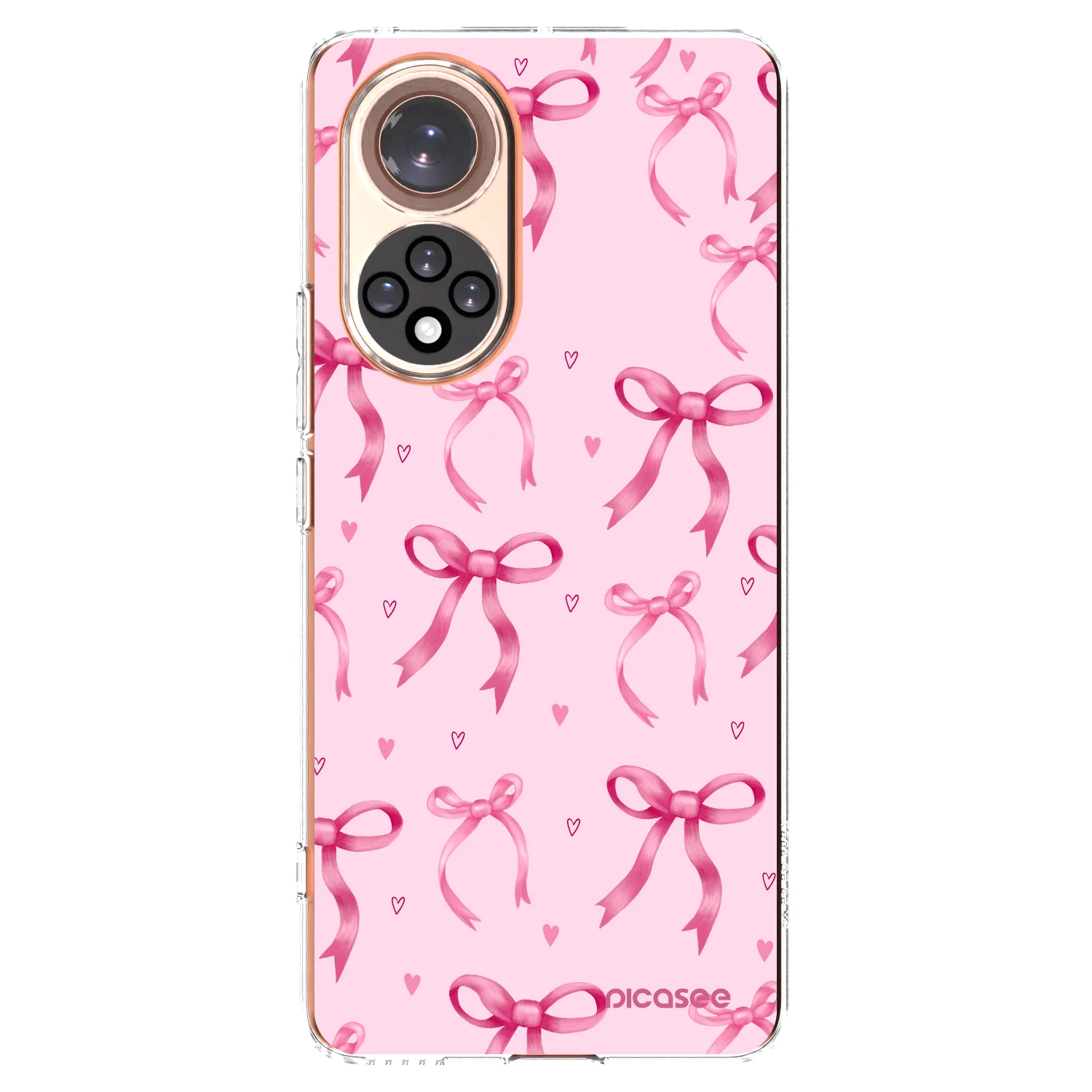 Picasee silikonska prozirna maskica za Honor 50 5G - Bow Aesthetic