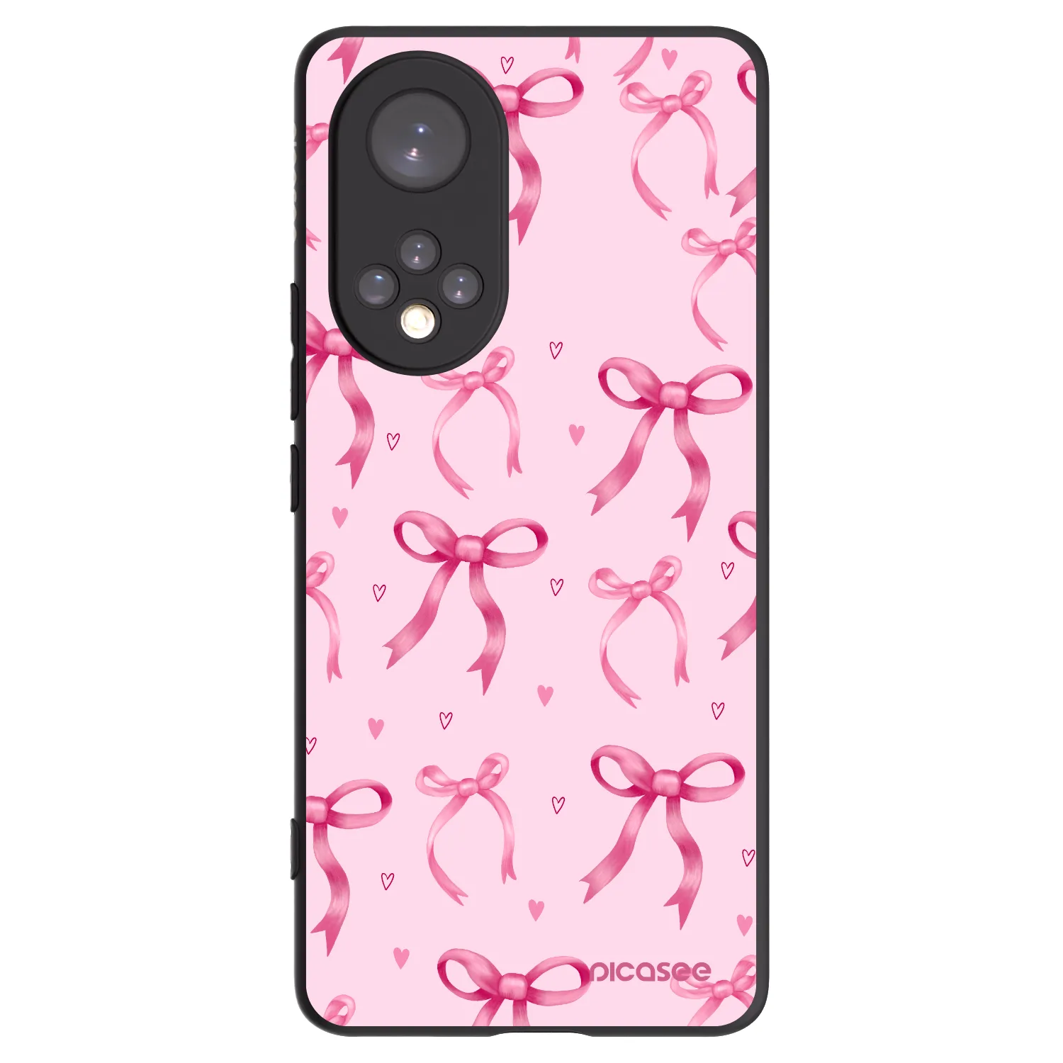 Picasee crna silikonska maskica za Huawei Nova 9 - Bow Aesthetic