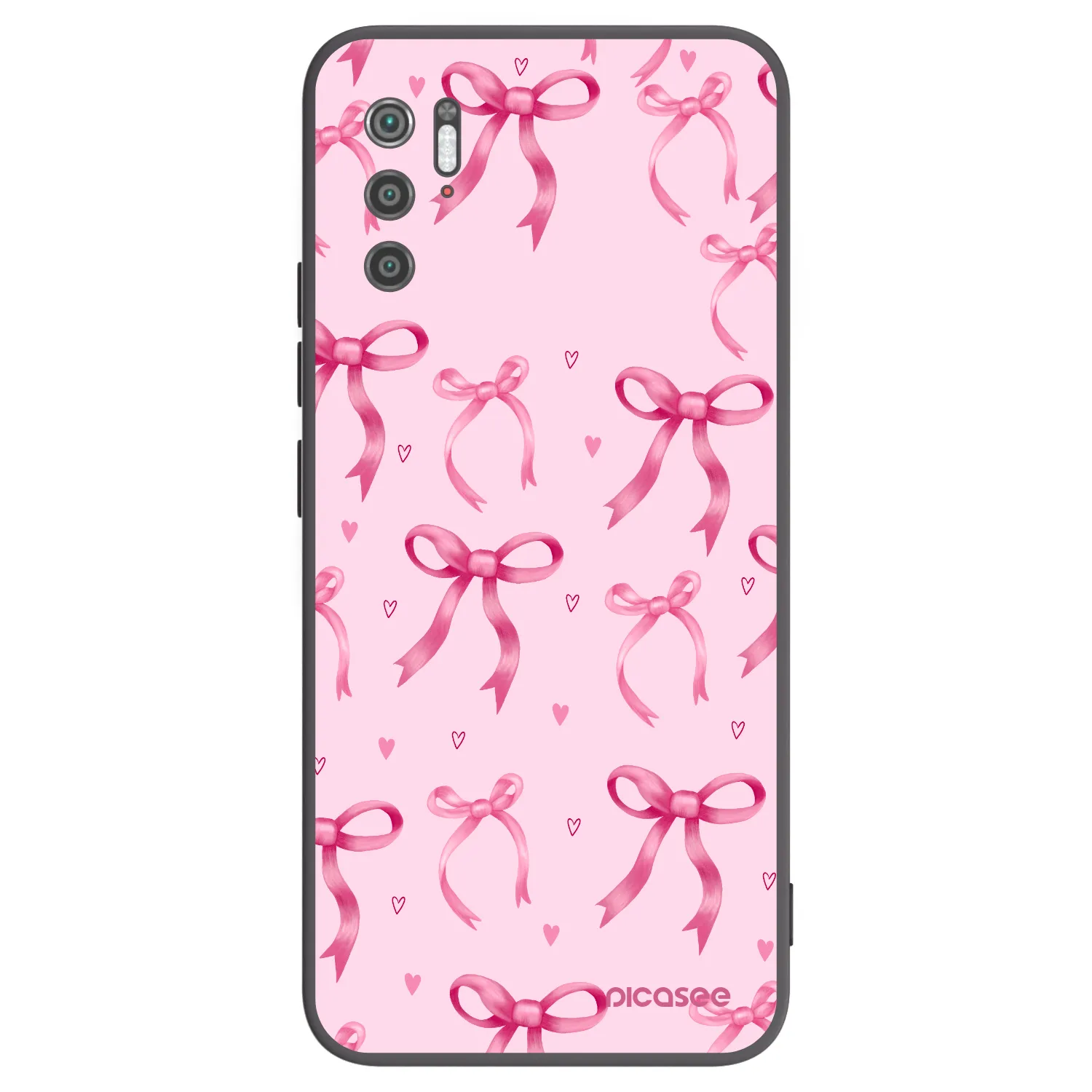 Picasee crna silikonska maskica za Xiaomi Poco M3 Pro 5G - Bow Aesthetic