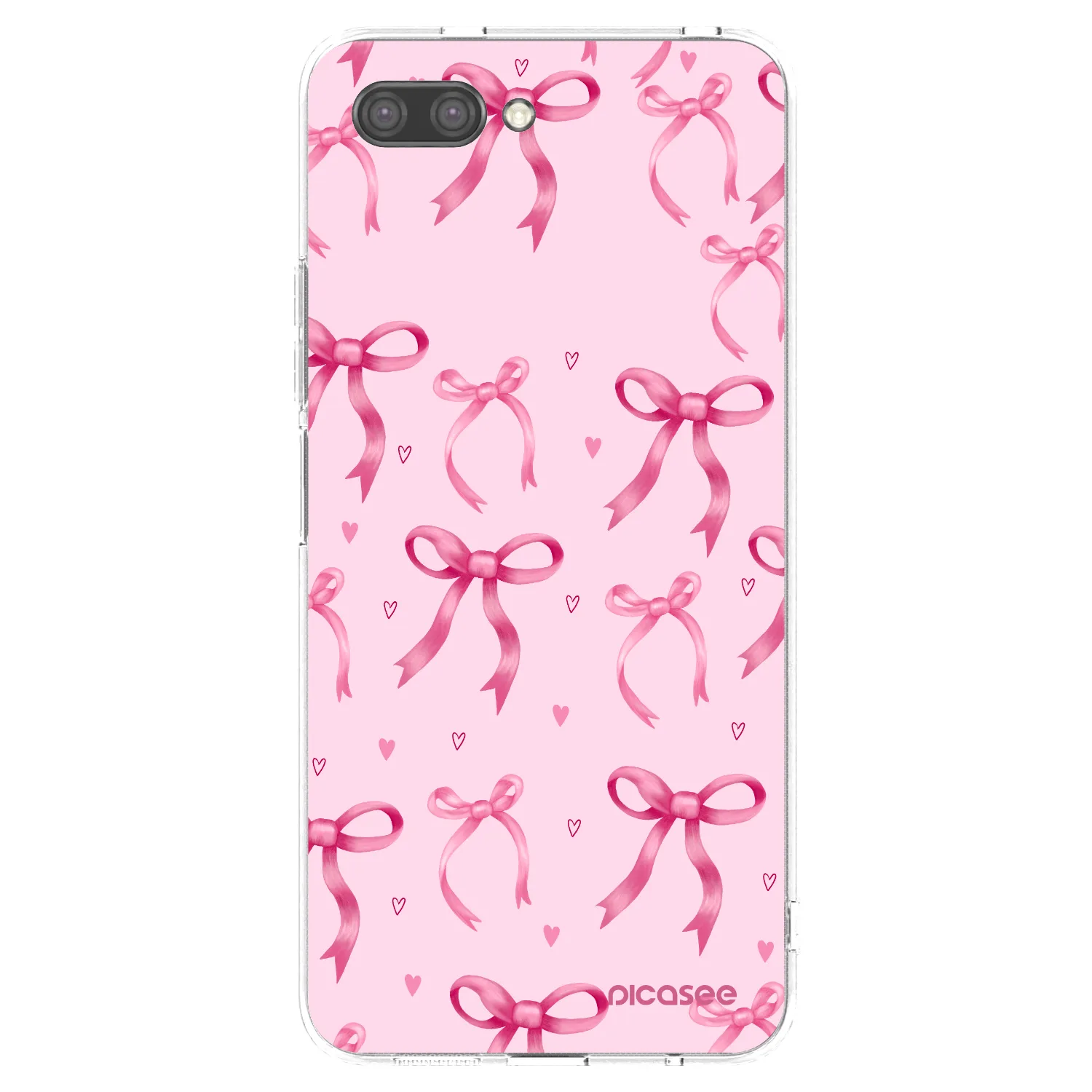 Picasee silikonska prozirna maskica za Honor 10 - Bow Aesthetic