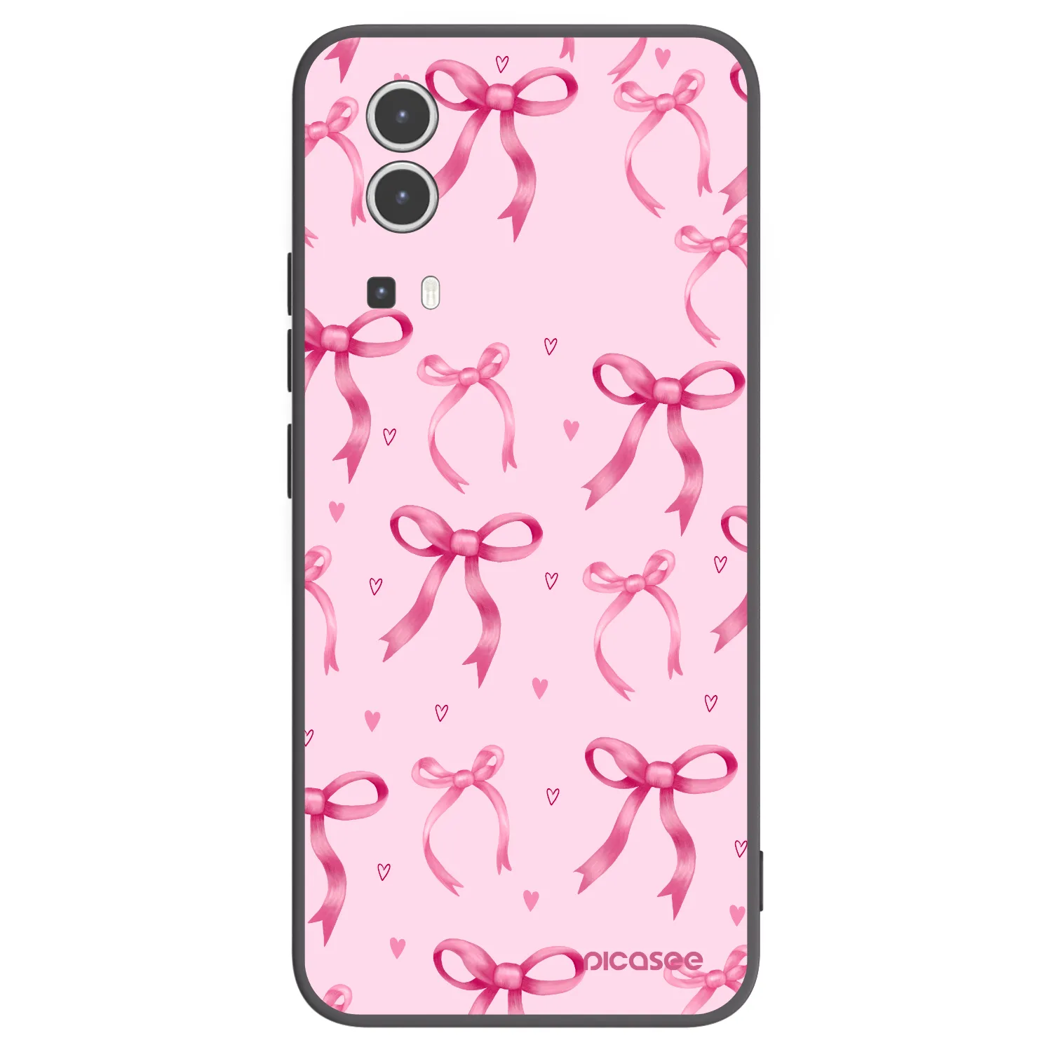 Picasee crna silikonska maskica za Vivo Y72 5G - Bow Aesthetic