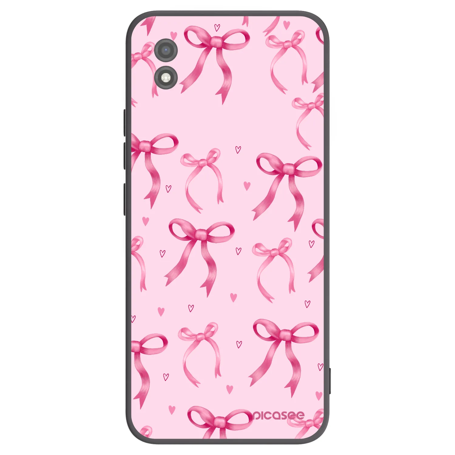 Picasee crna silikonska maskica za Realme C11 (2021) - Bow Aesthetic