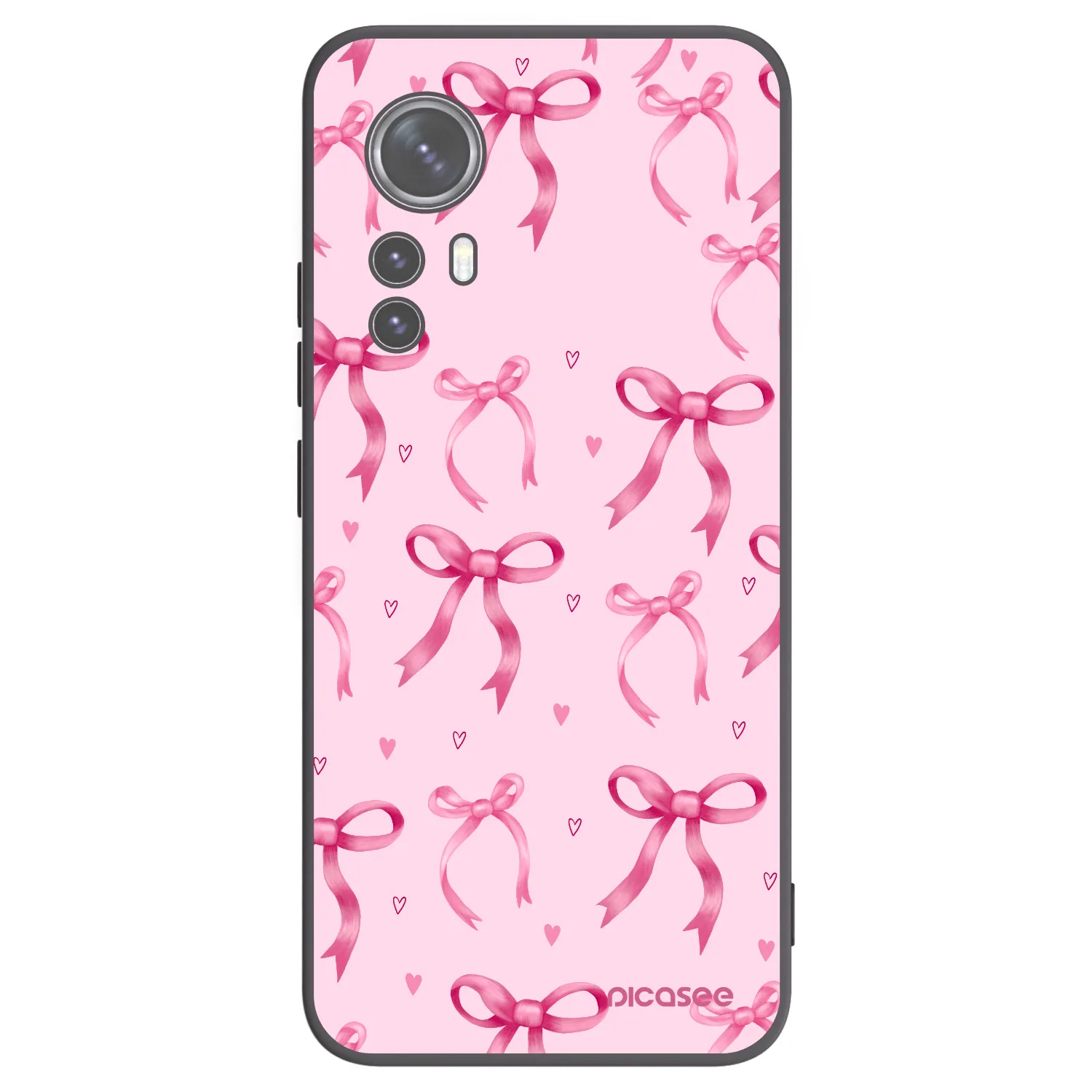 Picasee crna silikonska maskica za Xiaomi 12 - Bow Aesthetic