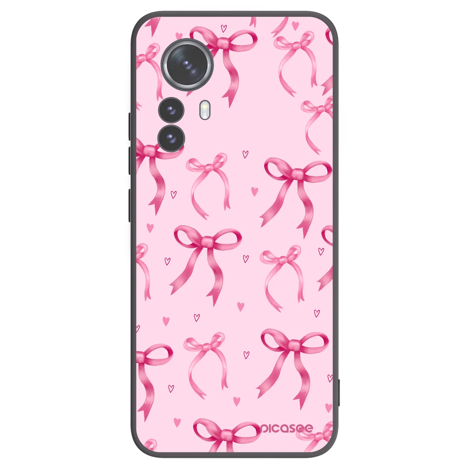 Picasee crna silikonska maskica za Xiaomi 12 Pro - Bow Aesthetic
