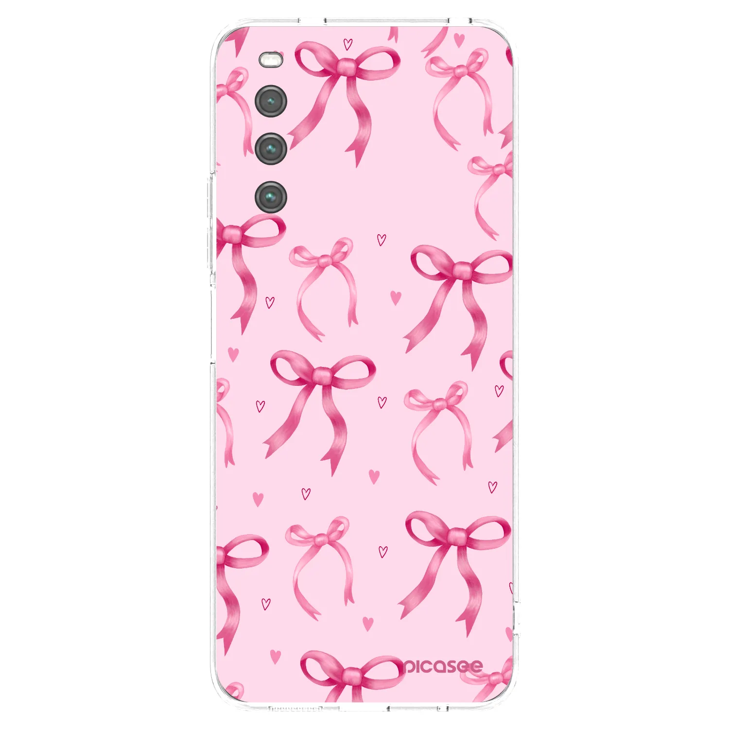 Picasee silikonska prozirna maskica za Sony Xperia 10 IV 5G - Bow Aesthetic