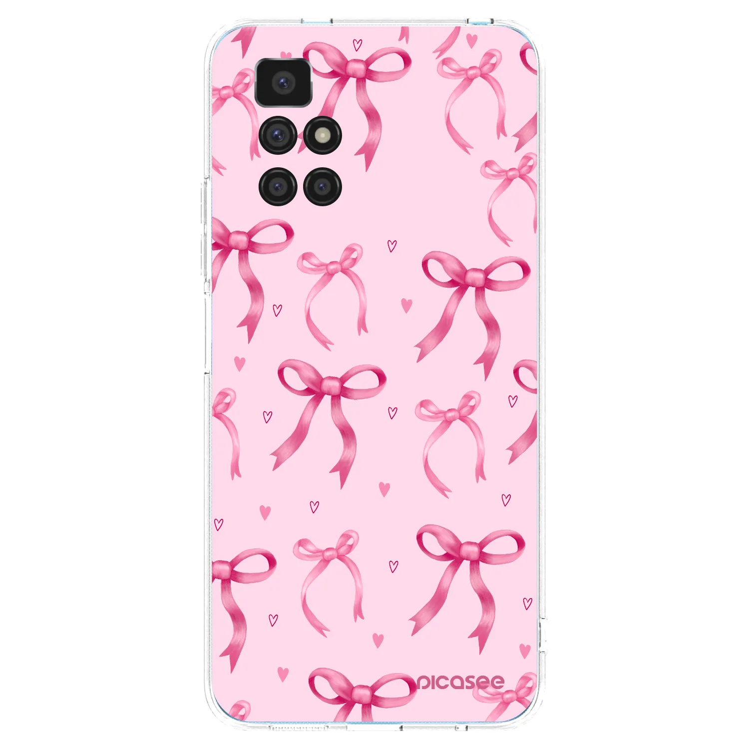 Picasee silikonska prozirna maskica za Xiaomi Redmi 10 (2022) - Bow Aesthetic