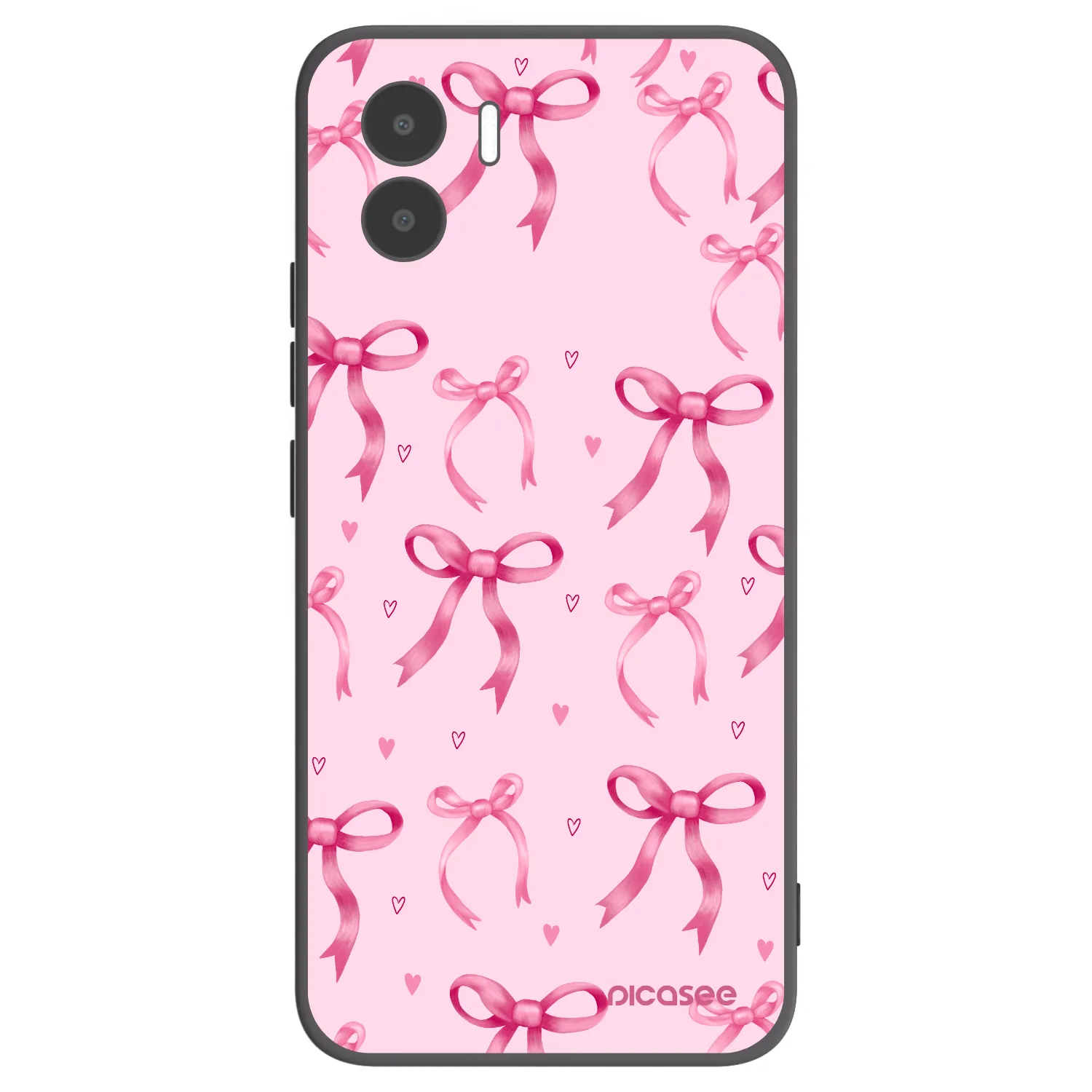 Picasee crna silikonska maskica za Xiaomi Redmi A1 - Bow Aesthetic