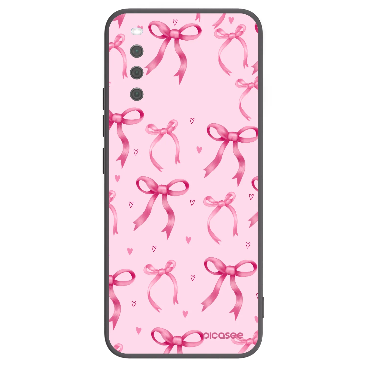 Picasee crna silikonska maskica za Sony Xperia 10 III - Bow Aesthetic