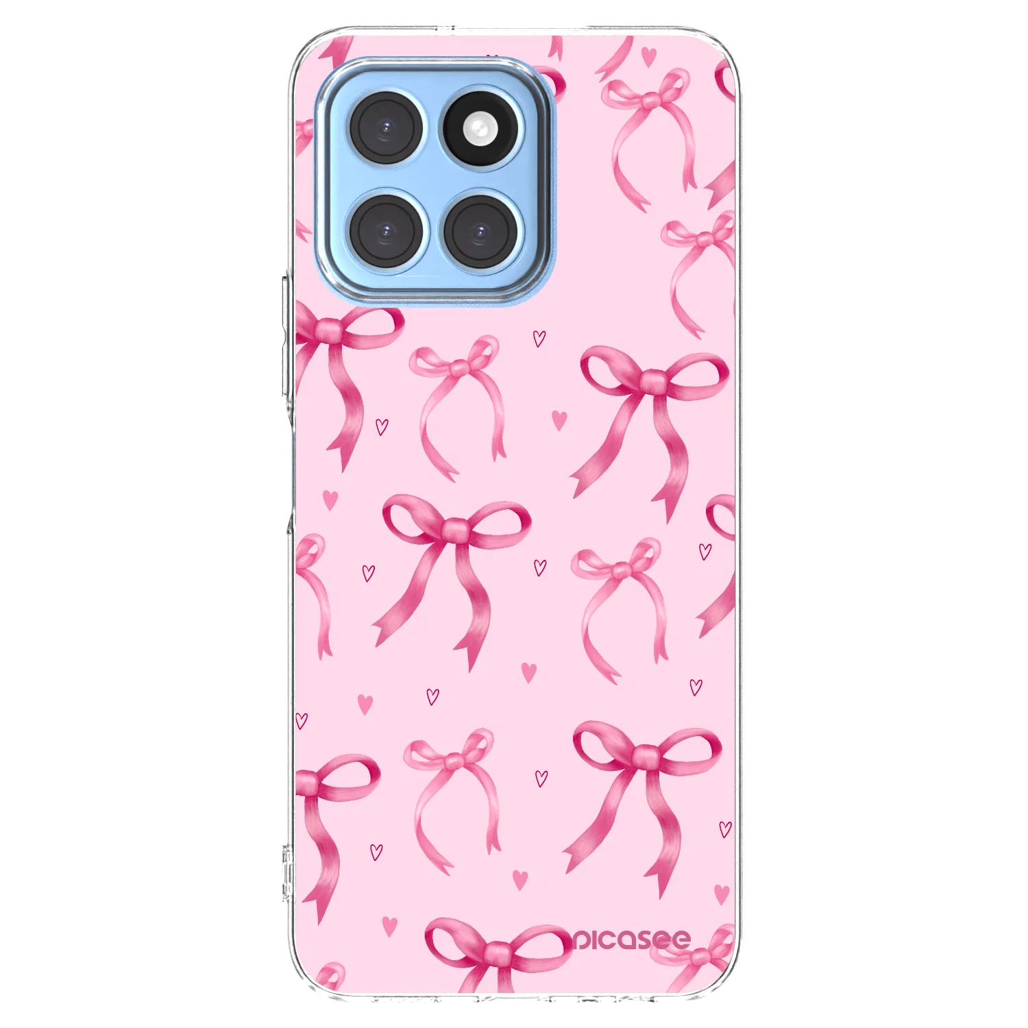 Picasee silikonska prozirna maskica za Honor X6 - Bow Aesthetic