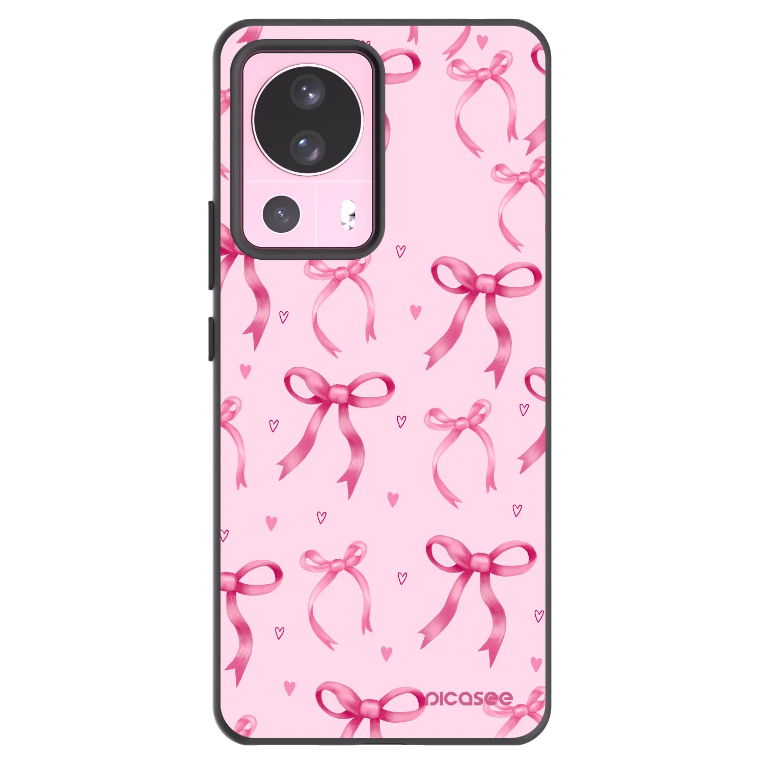 Picasee crna silikonska maskica za Xiaomi 13 Lite - Bow Aesthetic