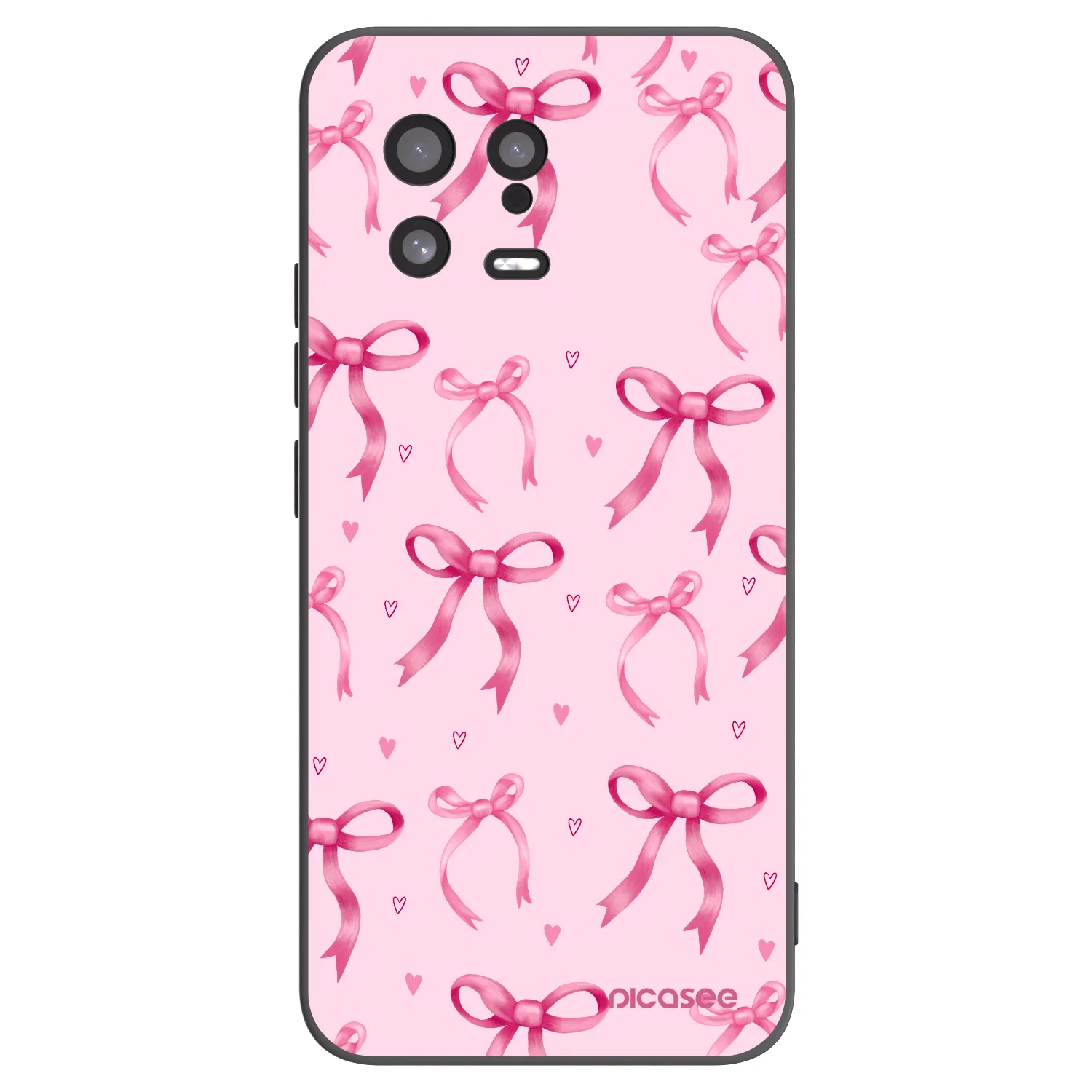 Picasee crna silikonska maskica za Xiaomi 13 - Bow Aesthetic