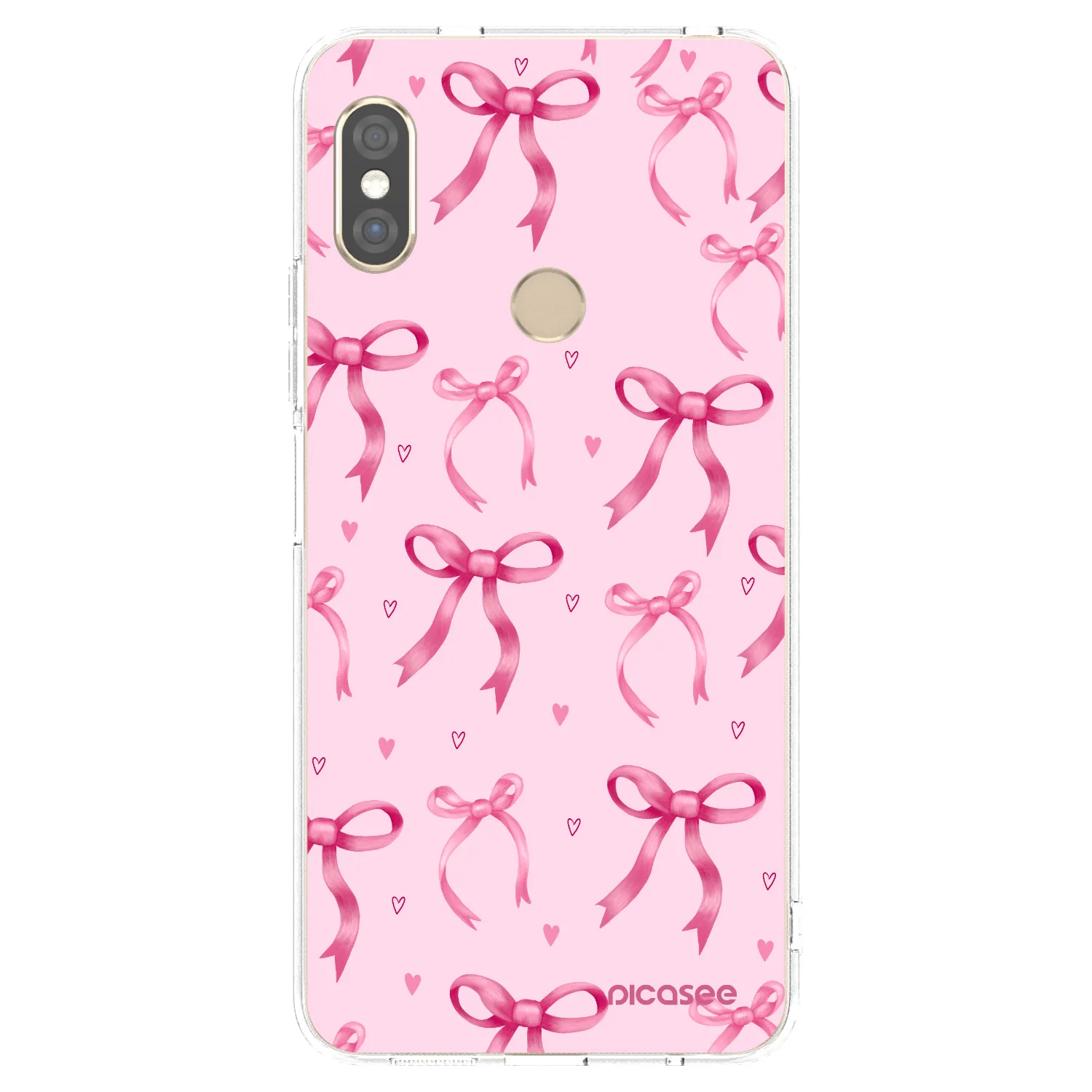 Picasee silikonska prozirna maskica za Xiaomi Redmi Note 5 Global - Bow Aesthetic