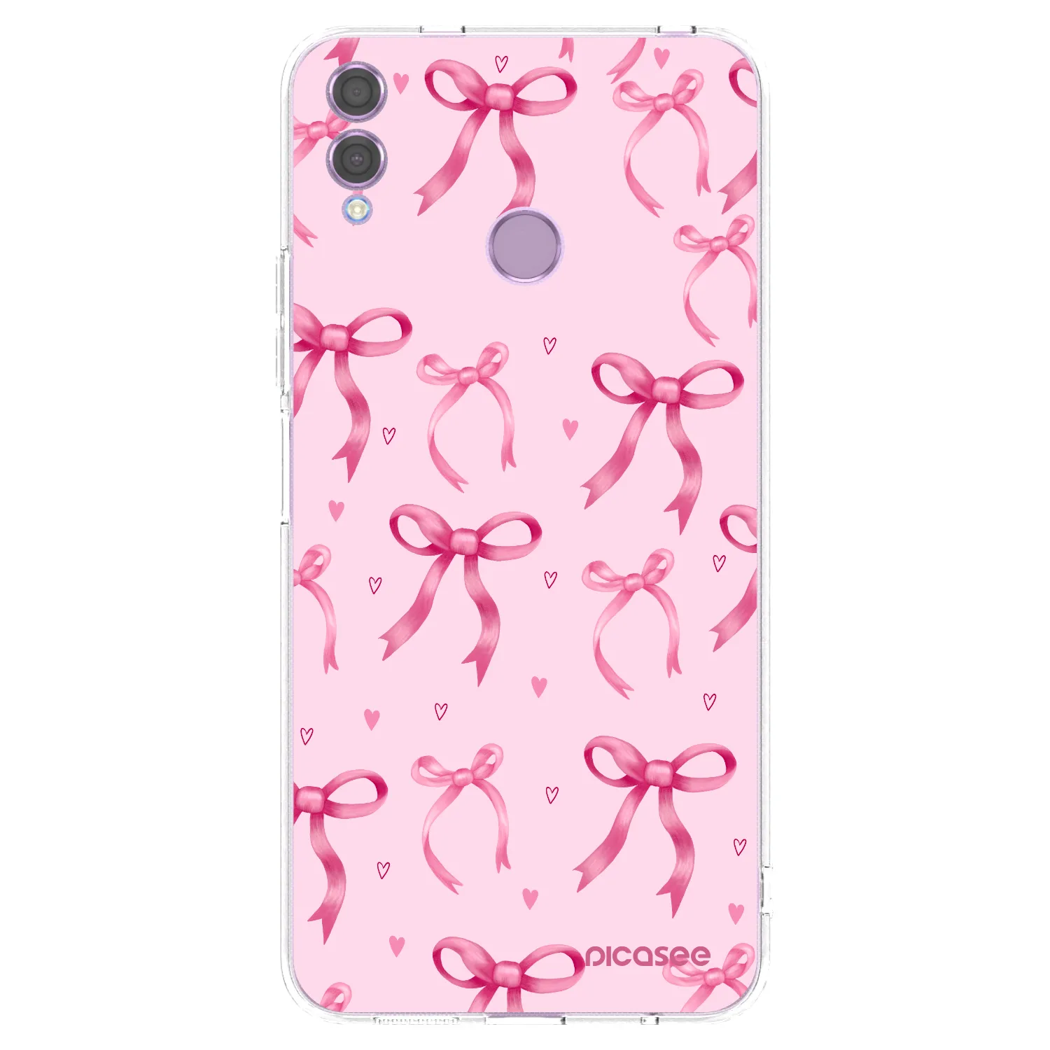 Picasee silikonska prozirna maskica za Honor 8X - Bow Aesthetic