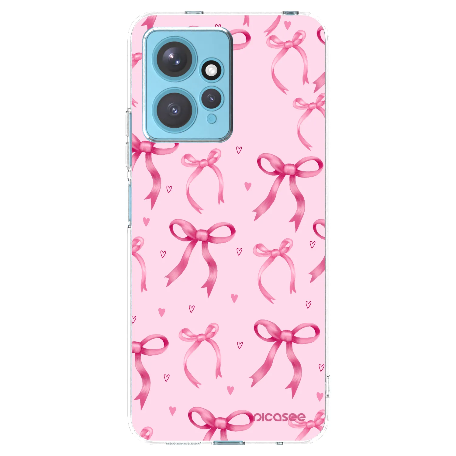 Picasee silikonska prozirna maskica za Xiaomi Redmi Note 12 4G - Bow Aesthetic