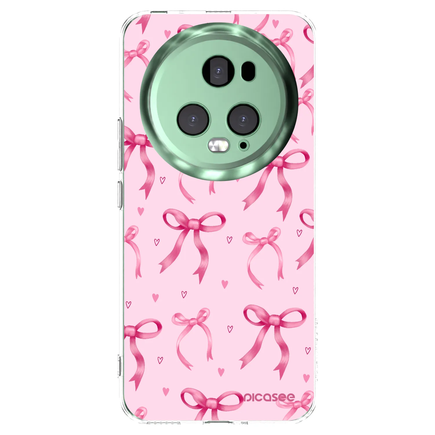 Picasee silikonska prozirna maskica za Honor Magic5 Pro - Bow Aesthetic