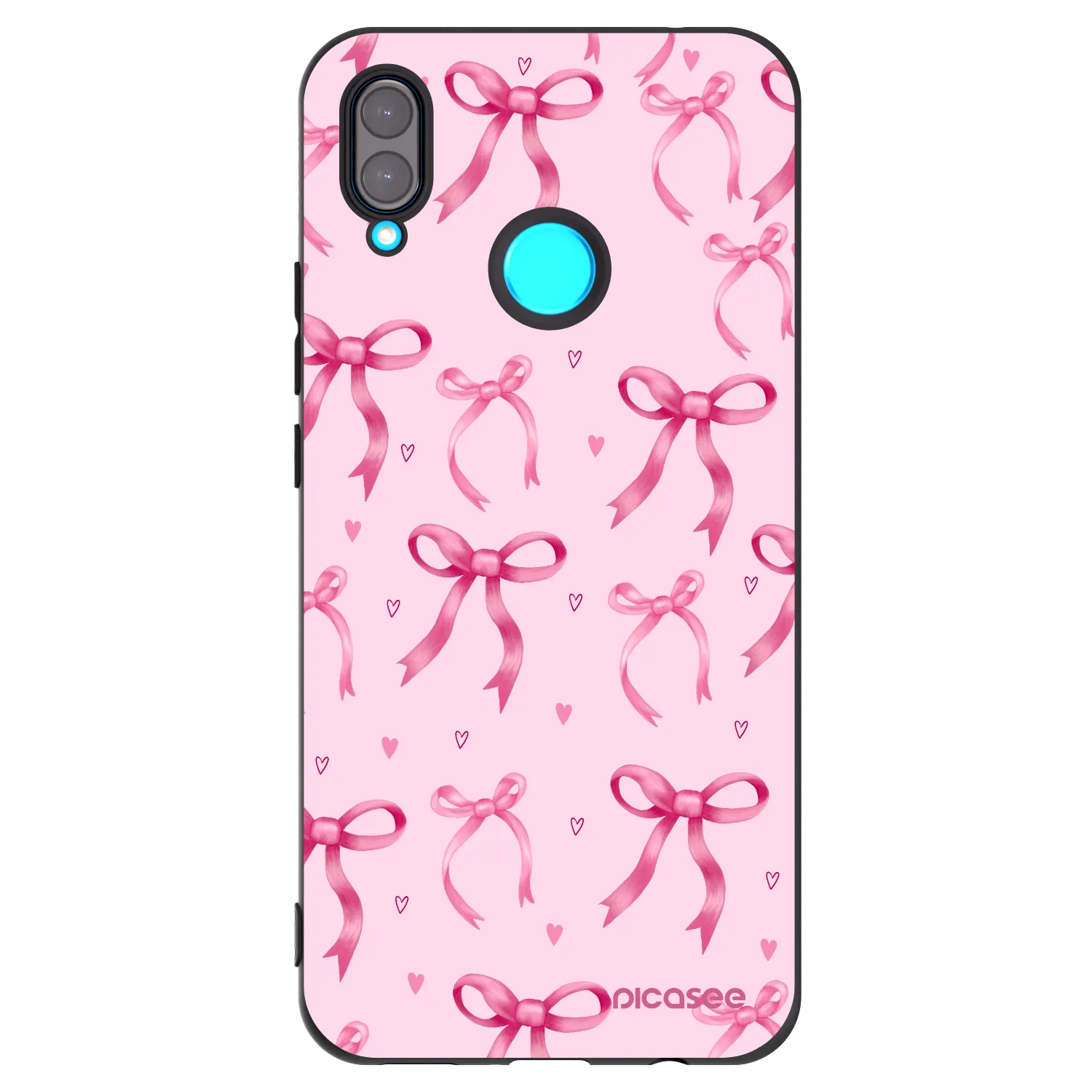 Picasee crna silikonska maskica za Huawei Nova 3 - Bow Aesthetic