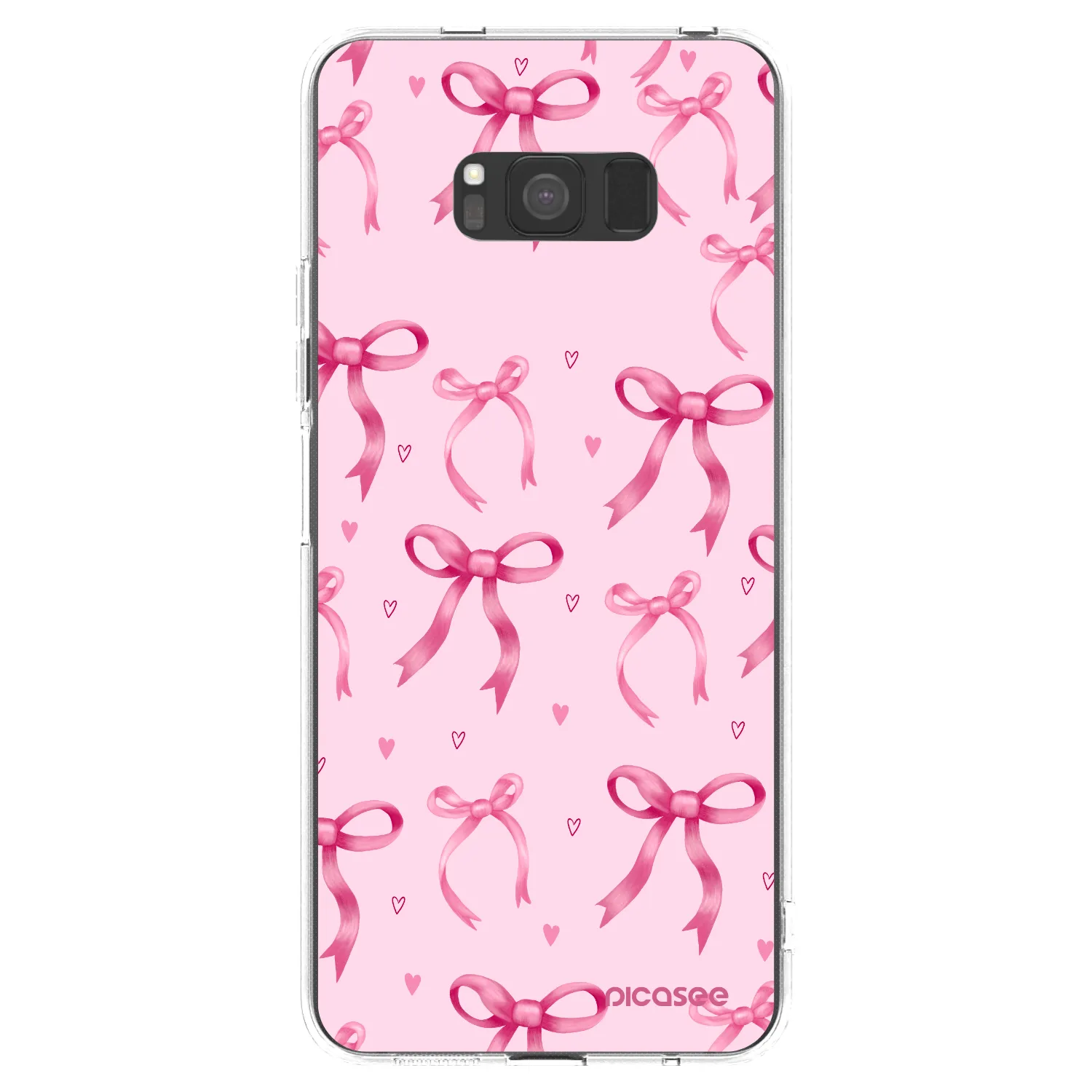 Picasee silikonska prozirna maskica za Samsung Galaxy S8 G950F - Bow Aesthetic