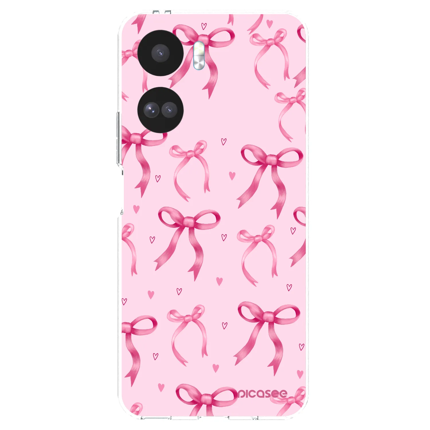 Picasee silikonska prozirna maskica za Honor 90 Lite 5G - Bow Aesthetic