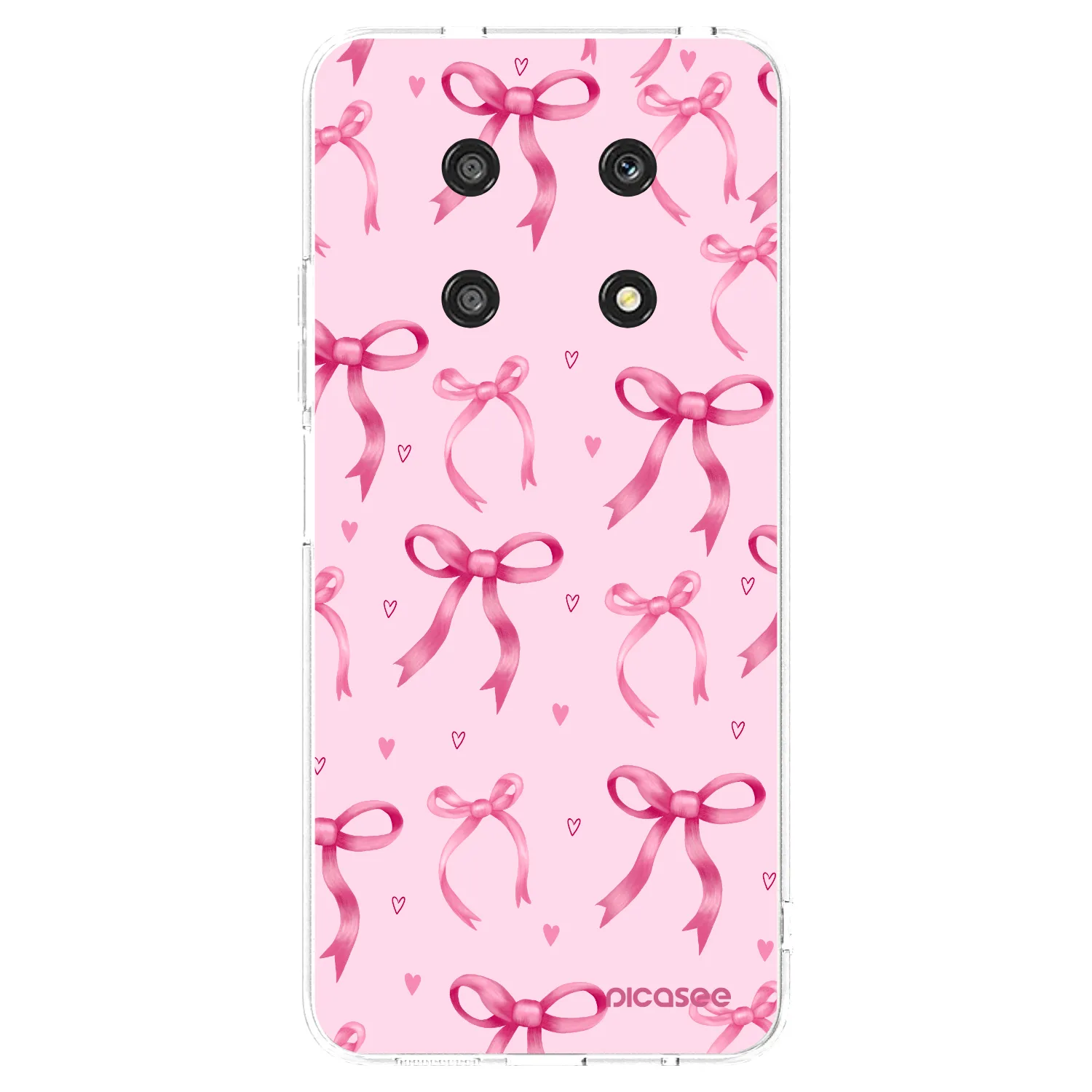 Picasee silikonska prozirna maskica za Honor Magic4 Lite 5G - Bow Aesthetic