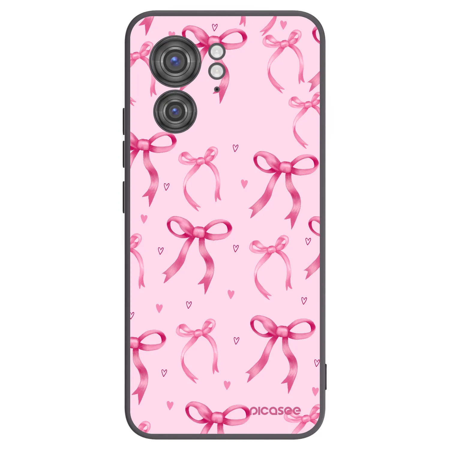 Picasee crna silikonska maskica za Motorola Edge 40 - Bow Aesthetic