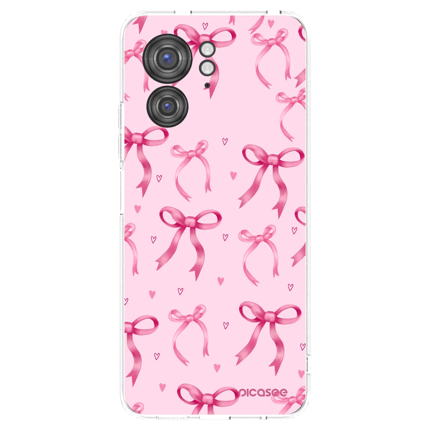 Picasee silikonska prozirna maskica za Motorola Edge 40 - Bow Aesthetic