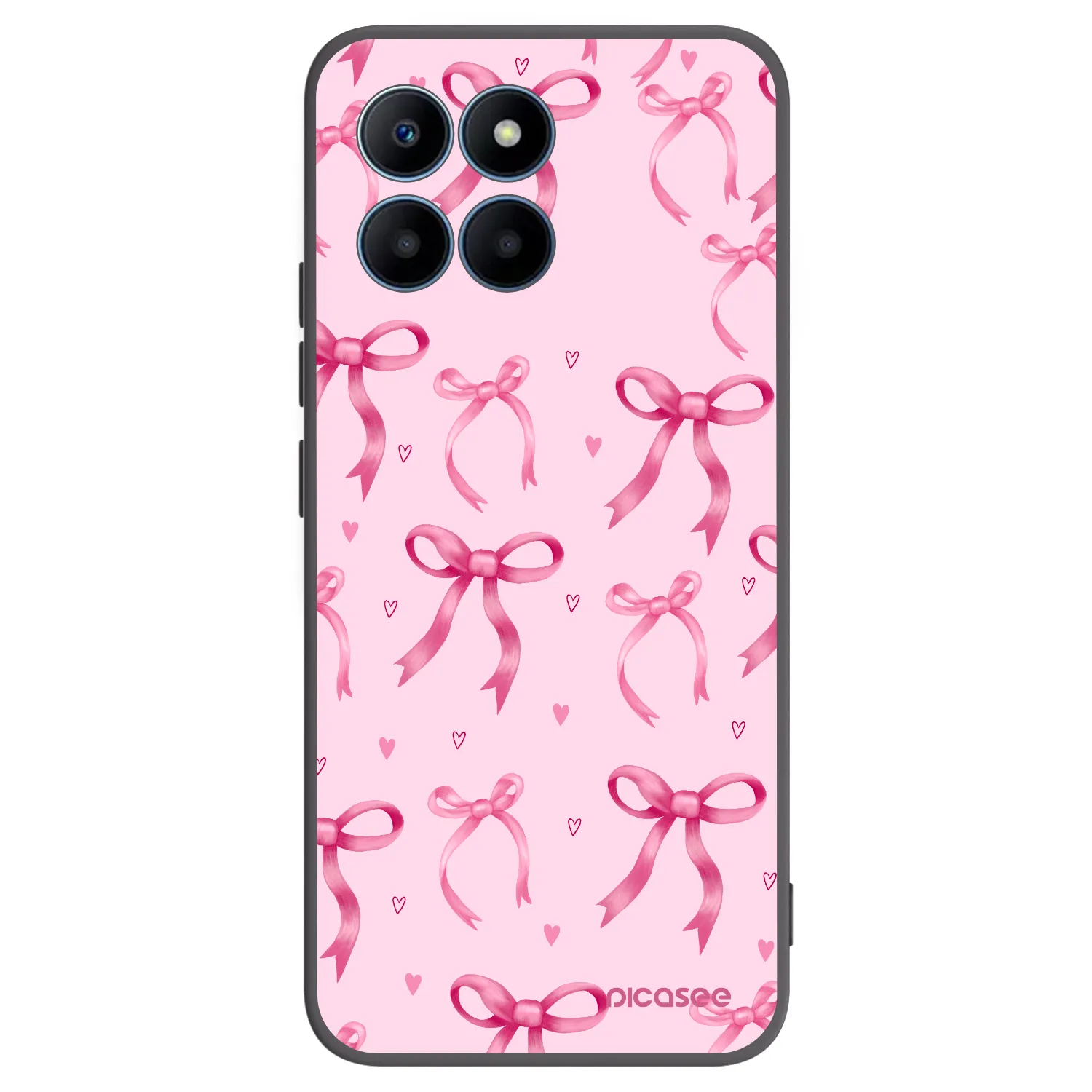 Picasee crna silikonska maskica za Honor 70 Lite - Bow Aesthetic