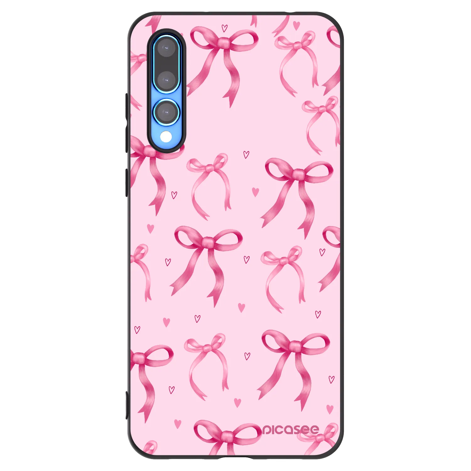 Picasee crna silikonska maskica za Huawei P20 Pro - Bow Aesthetic