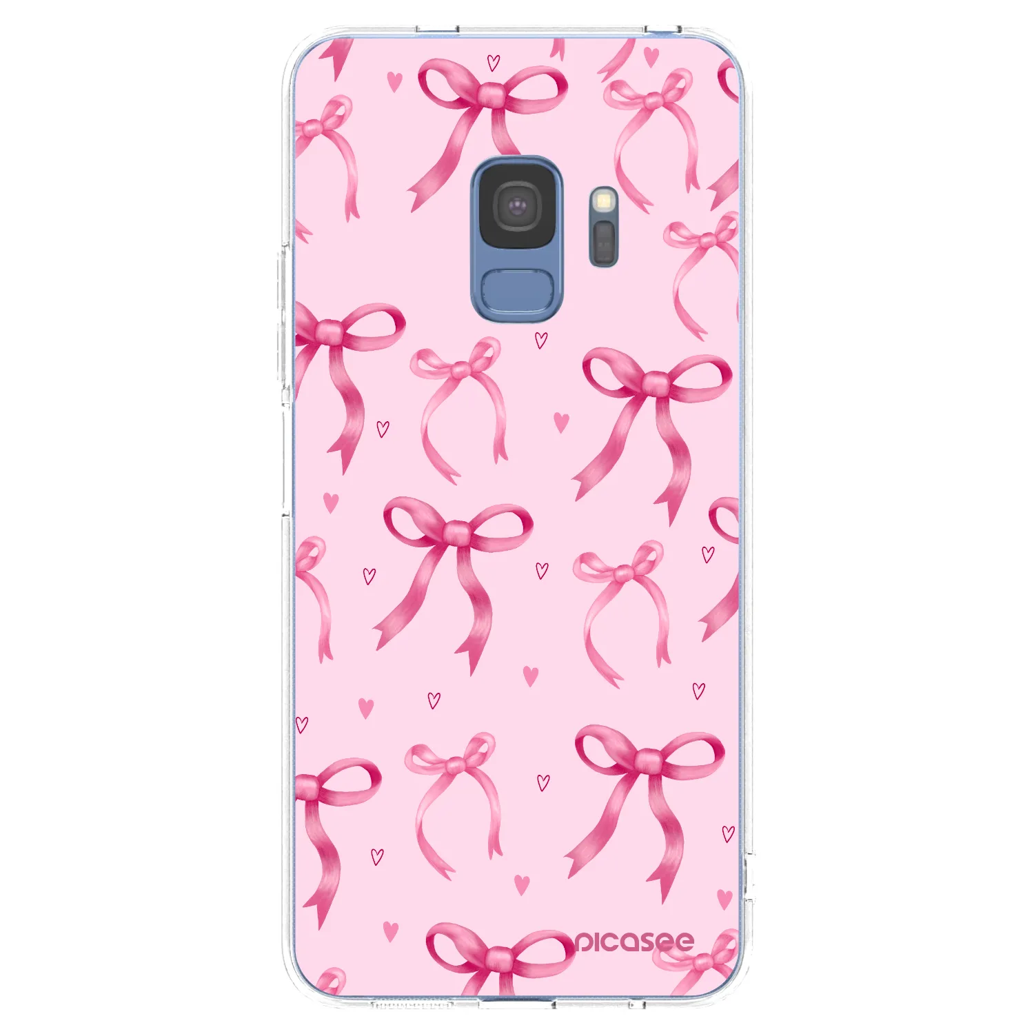 Picasee silikonska prozirna maskica za Samsung Galaxy S9 G960F - Bow Aesthetic