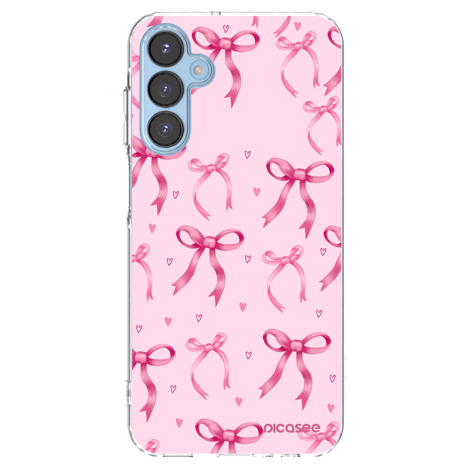 Picasee silikonska prozirna maskica za Samsung Galaxy A15 A156B 5G - Bow Aesthetic