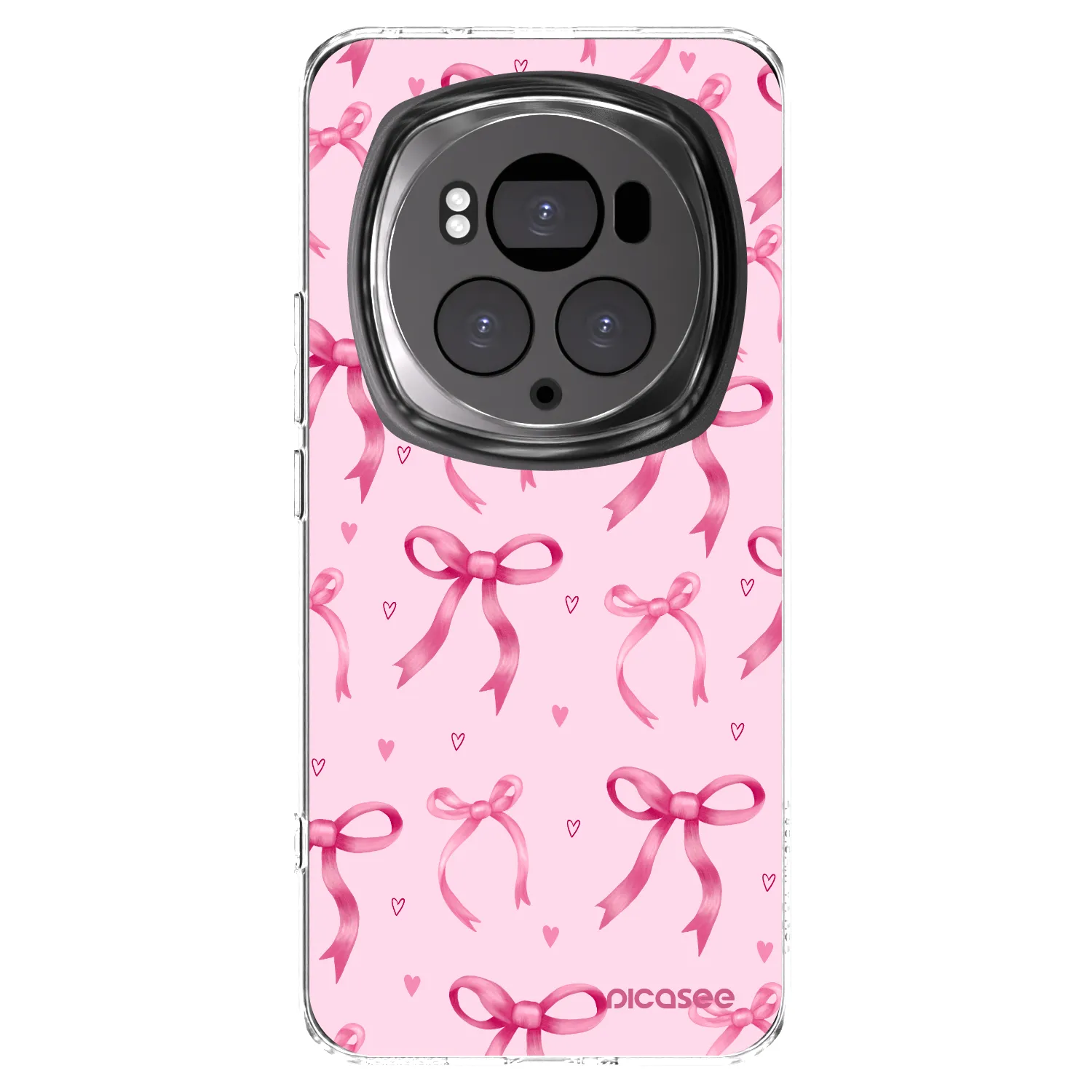 Picasee silikonska prozirna maskica za Honor Magic6 Pro - Bow Aesthetic