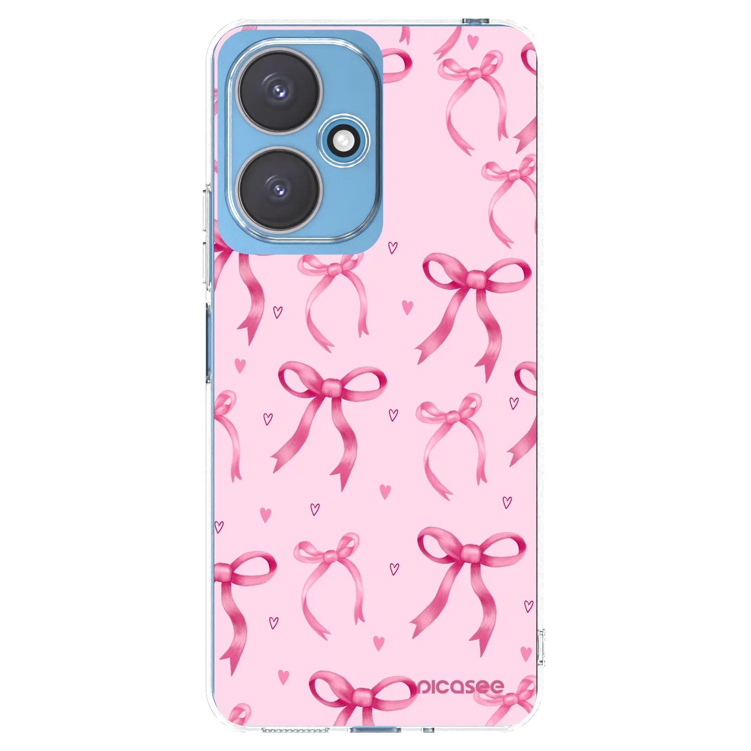 Picasee silikonska prozirna maskica za Xiaomi Redmi 13C 5G - Bow Aesthetic