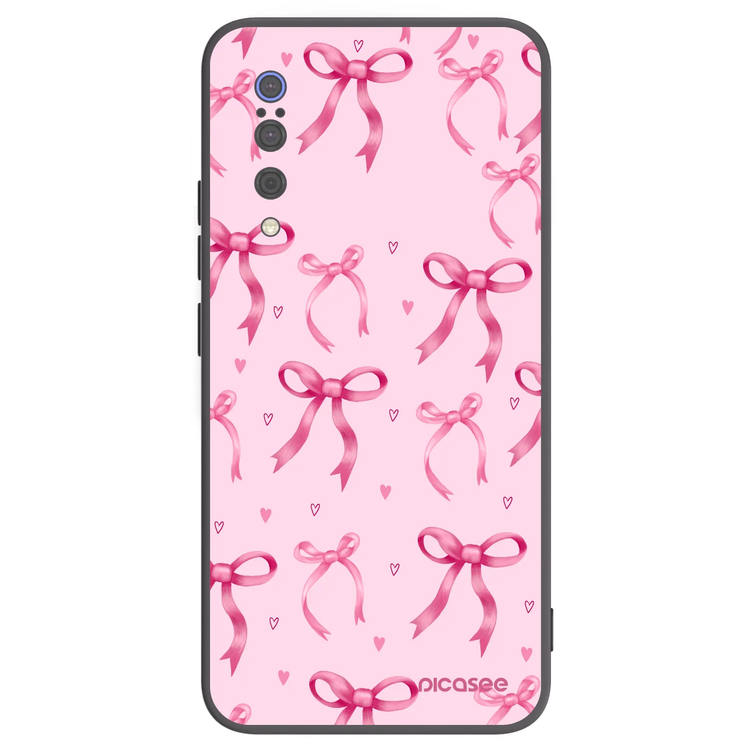 Picasee crna silikonska maskica za Xiaomi Mi 9 - Bow Aesthetic
